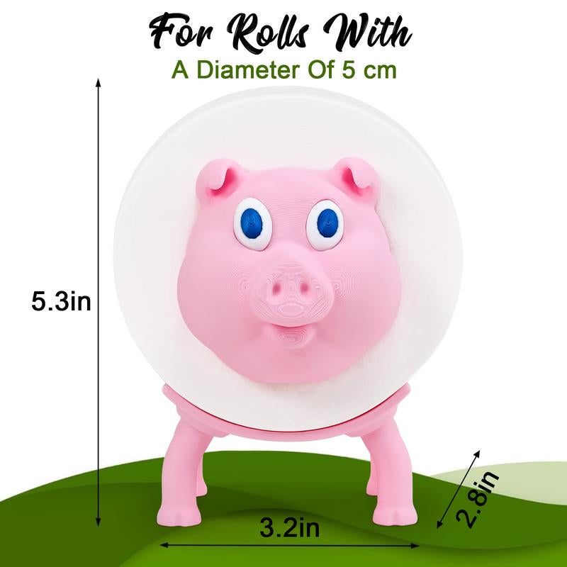 Eco-Friendly 3D Piggy Tissue Holder(3 Pcs) - Compact, Cute & Functional Stand-Alone Tissue Dispenser for Bathroom, Kitchen, Bedroom, Living Room - Perfect Gift for Mother'S Day & Home Decor Idea