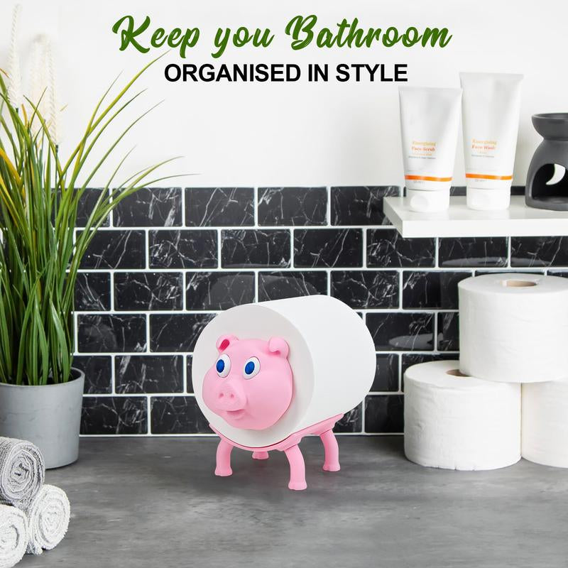 Eco-Friendly 3D Piggy Tissue Holder(3 Pcs) - Compact, Cute & Functional Stand-Alone Tissue Dispenser for Bathroom, Kitchen, Bedroom, Living Room - Perfect Gift for Mother'S Day & Home Decor Idea